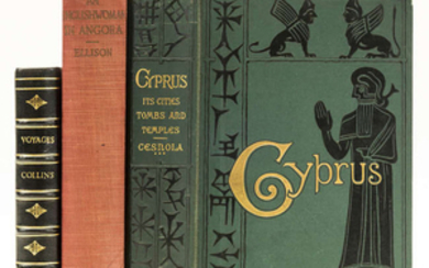 Europe.- Di Cesnola (General Louis Palma) Cyprus: its Ancient Cities, Tombs, and Temples, first edition, New York, 1878 § Ellison (Grace) An Englishwoman in Angora, first American edition, New York, [1923], and another (3)