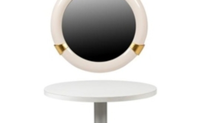 Pedestal, Mirror & Pedestal Table