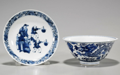 Two Chinese Blue & White Porcelains