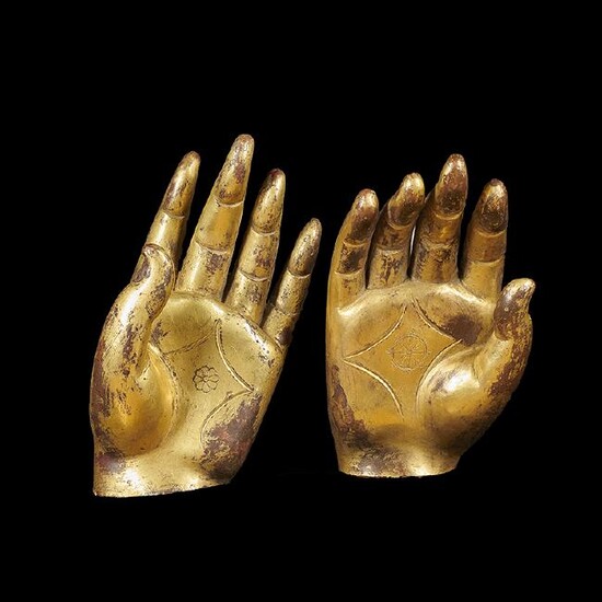 Chinese Bronze Hands