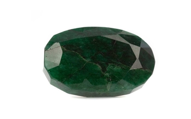 **A CERTIFICATED UNMOUNTED EMERALD