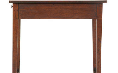 A George III Inlaid Mahogany Side Table