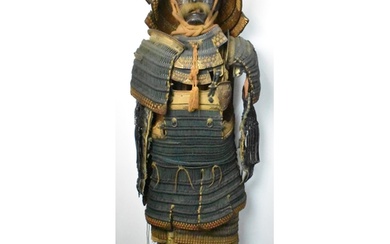 A Japanese Samurai Warriors Set of Dō-maru style Armour fitt...