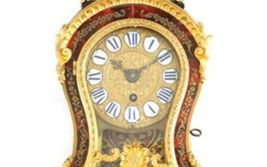 A LATE 18TH CENTURY FRENCH BOULLE BRASS AND TORTO