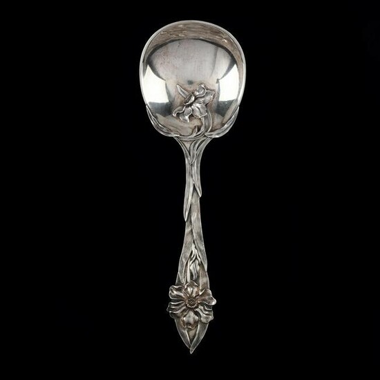 A Large Antique Sterling Silver Berry Spoon by Towle