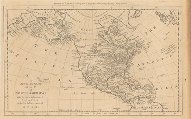 "A New & Accurate Map of North America; with the New Discovered Islands on the North East Coast of Asia", Bowen, Thomas