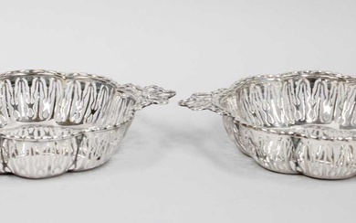 A Pair of George V Silver Dishes, by Adie Brothers...
