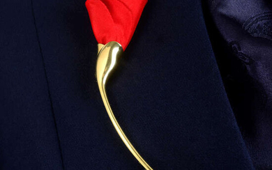 A rose brooch, by Elsa Peretti for Tiffany & Co.