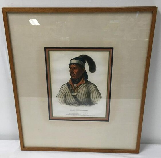 ANTIQUE LITHOGRAPH AFTER KING: APAULY TUSTENNUGGEE