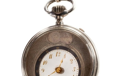 AS&F Silver Mysterieuse Pocket Watch