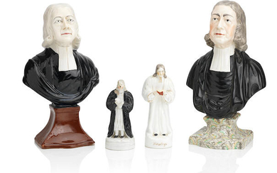 An Enoch Wood bust of the Reverend John Wesley