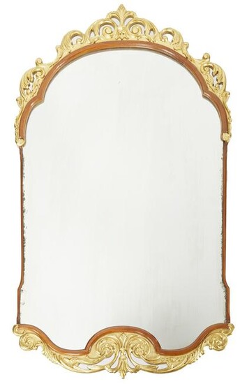 An Italian Roccoco-style console table and mirror