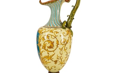 Antique Italian Porcelain Goddess Pitcher