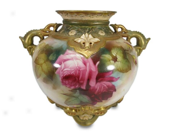 Antique Royal Worcester porcelain bowl