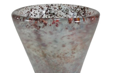 Art Deco French Schneider Glass Vase