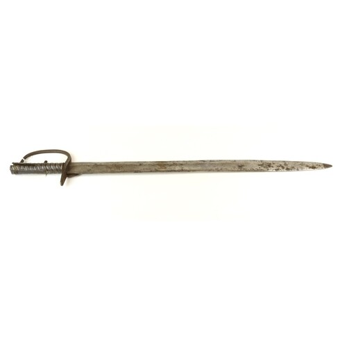 Bayonet early sword type, likely Continental, no markings bu...