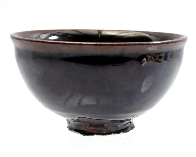 Black glazed earthenware bowl in Song style, China 20th