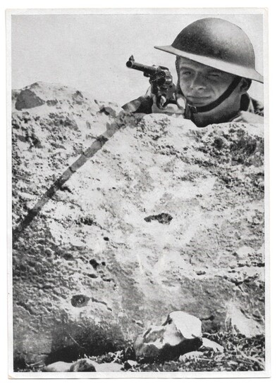 British Soldier in Palestine - Nazi Propaganda Photo