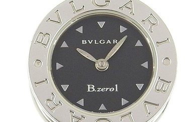 Bulgari BVLGARI B-zero1 Watch BZ22S Stainless Steel x Rubber Quartz Analog Display Black Dial