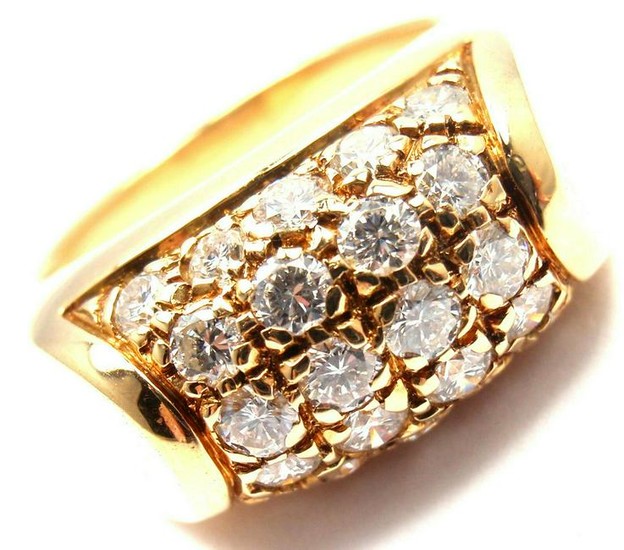 Bvlgari Bulgari 18k Yellow Gold Diamond Band Ring