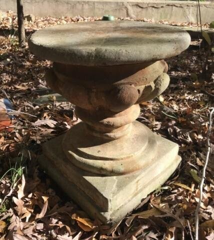 Cast Stone Neo Classical Garden Display Pedestal