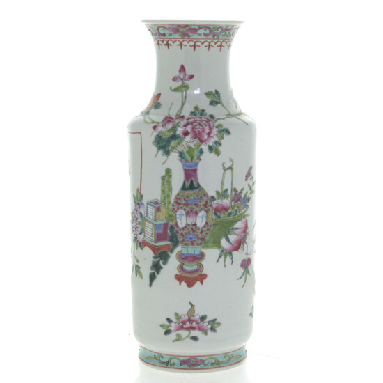 Chinese Porcelain and Enamel Vase.