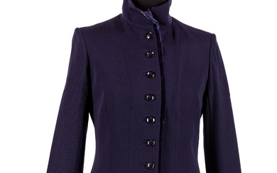 Christian Dior - Abbigliamento Wool jacket Long sleeves wool jacket, silk logo lining and velvet profiles, size 42