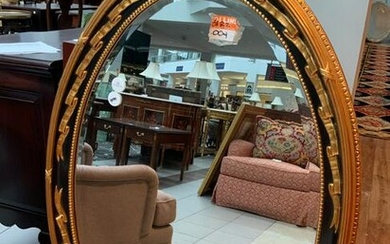 Classical Oval Gold leaf Mirror
