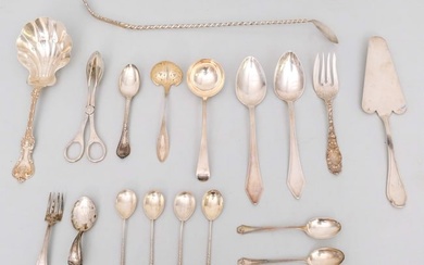 Collection of Fine Sterling & Silver Flatware