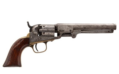 Colt Model 1849 Pocket Revolver Inscribed to Captain N.P. Fuller 17th Massachusetts Infantry and 2nd
