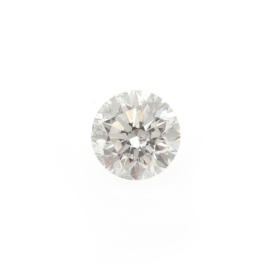 NOT SOLD. An unmounted brilliant-cut diamond weighing 0.80 ct. Colour: Wesselton (H). Clarity: SI2. –...