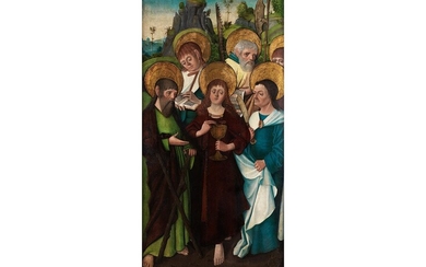 Derick Baegert, gest. 1515, Art des, Altarblatt mit Darstellung von sechs Aposteln