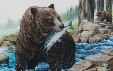 Don Balke (North Carolina, B. 1933) "Grizzly Bear"