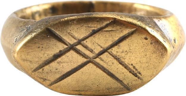 EARLY CHRISTIAN GIRL'S RING 5th-8th CENTURY AD