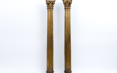 EUROPA - 17° NEW pair of slender columns...