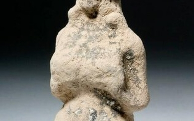 Early Babylonian Pottery Goddess w/ Huge Breasts