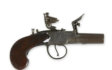 English pocket pistol, late 18th century