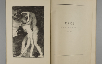 Eros. Monatshefte für erotische Kunst. 1920. Heft 8. Wien:...