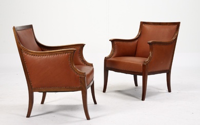 Frits Henningsen. A pair of armchairs, 1940-50s. (2)