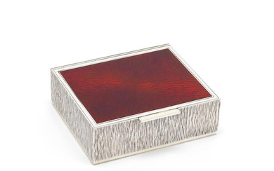 GERALD BENNEY: a silver and enamel box