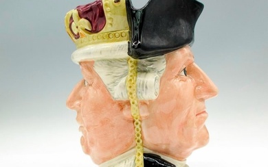 George III & George Washington D6749 - Large - Royal Doulton Character Jug