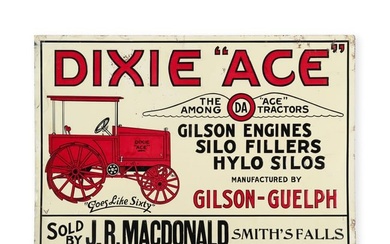 Gilson, Guelph Dixie "Ace" Tractors Sign