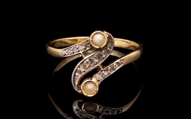 Gold, Diamonds and Pearls Ring