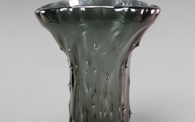 Grand vase en verre Design contemporain 56 cm