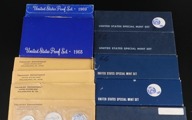Group of 5 Classic Silver U.S. Proof and Special Mint Sets