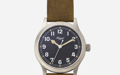 Habring² 'Erwin Pilot' stainless steel wristwatch