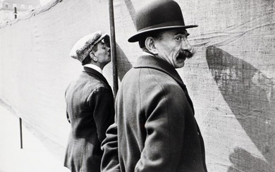 Henri Cartier-Bresson photograph Man Looking Brussels