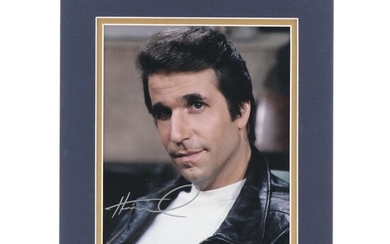 Henry Winkler "Fonzie" Signed "Happy Days" Television Series Photo Print, COA