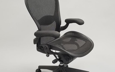 Herman Miller Aeron office chair; size C (triangle dots under rail)