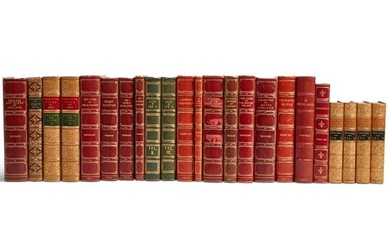 History, a group of leather bound books